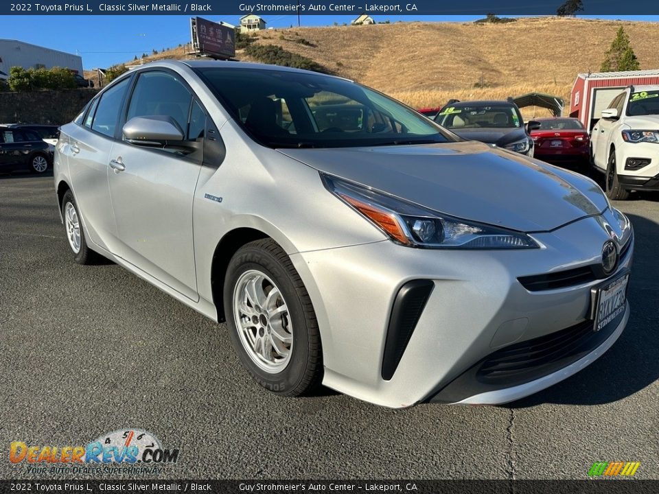 2022 Toyota Prius L Classic Silver Metallic / Black Photo #1