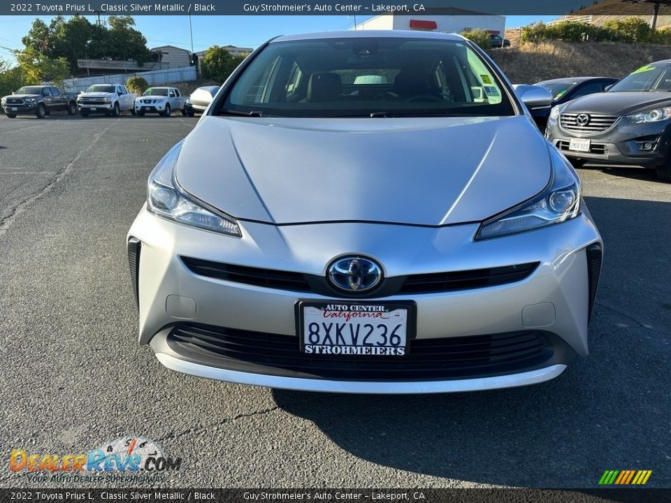 2022 Toyota Prius L Classic Silver Metallic / Black Photo #2