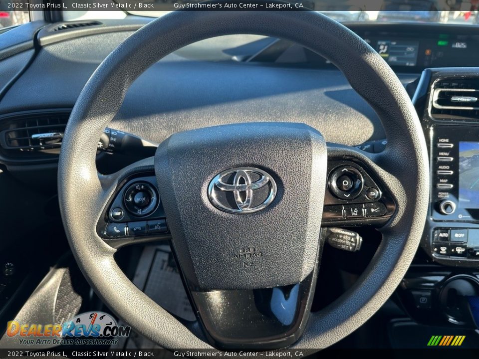 2022 Toyota Prius L Steering Wheel Photo #8