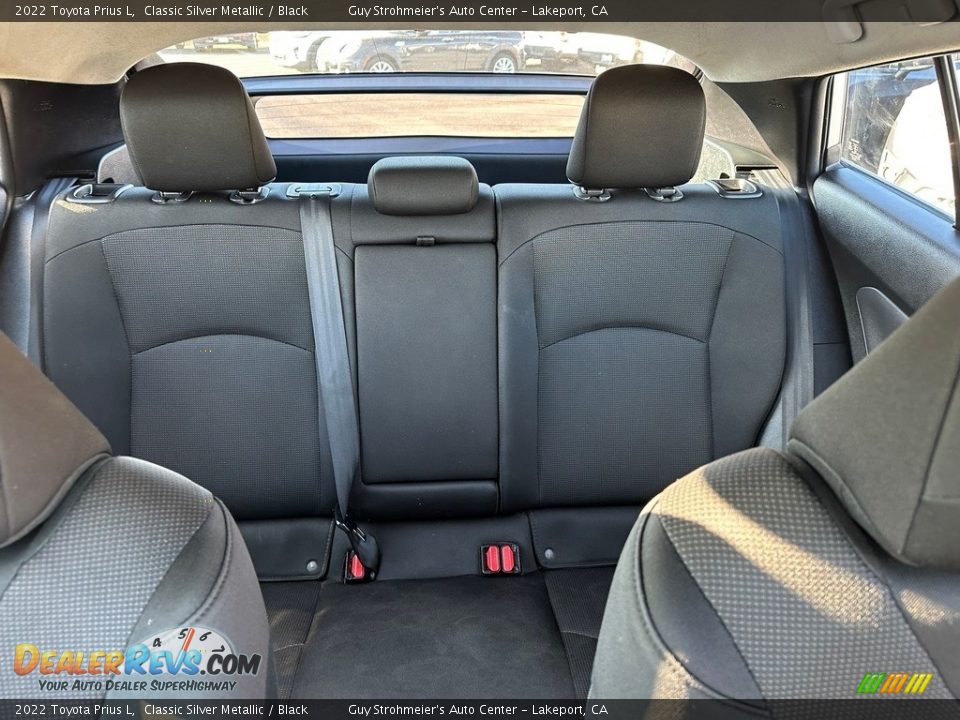 Rear Seat of 2022 Toyota Prius L Photo #14