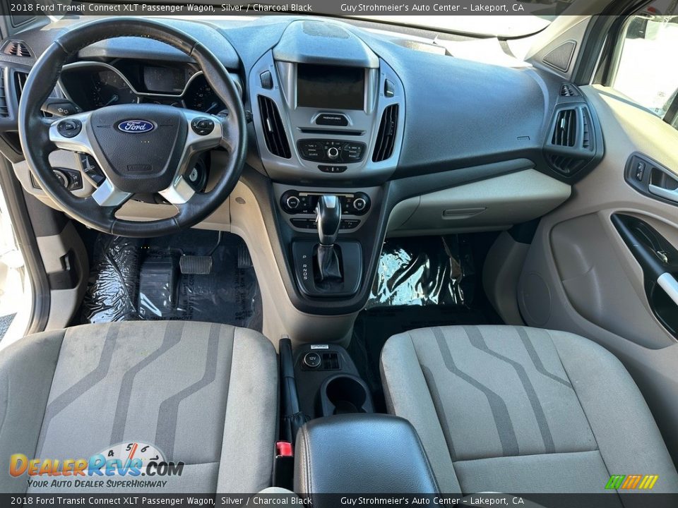 2018 Ford Transit Connect XLT Passenger Wagon Silver / Charcoal Black Photo #13