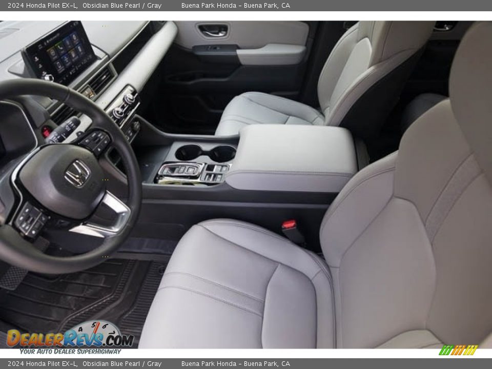 Gray Interior - 2024 Honda Pilot EX-L Photo #15