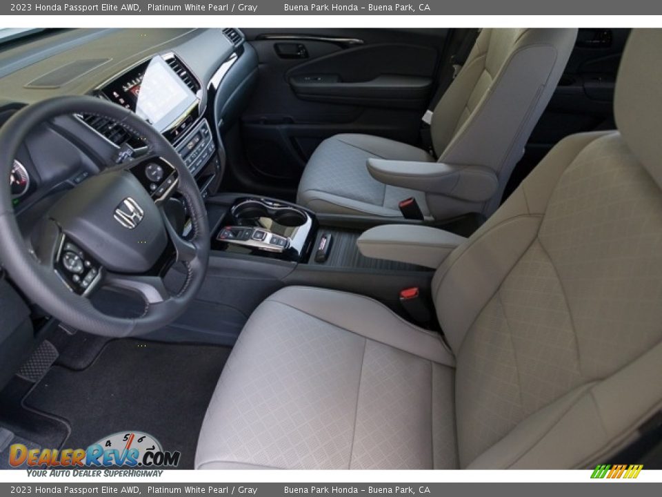 Front Seat of 2023 Honda Passport Elite AWD Photo #15