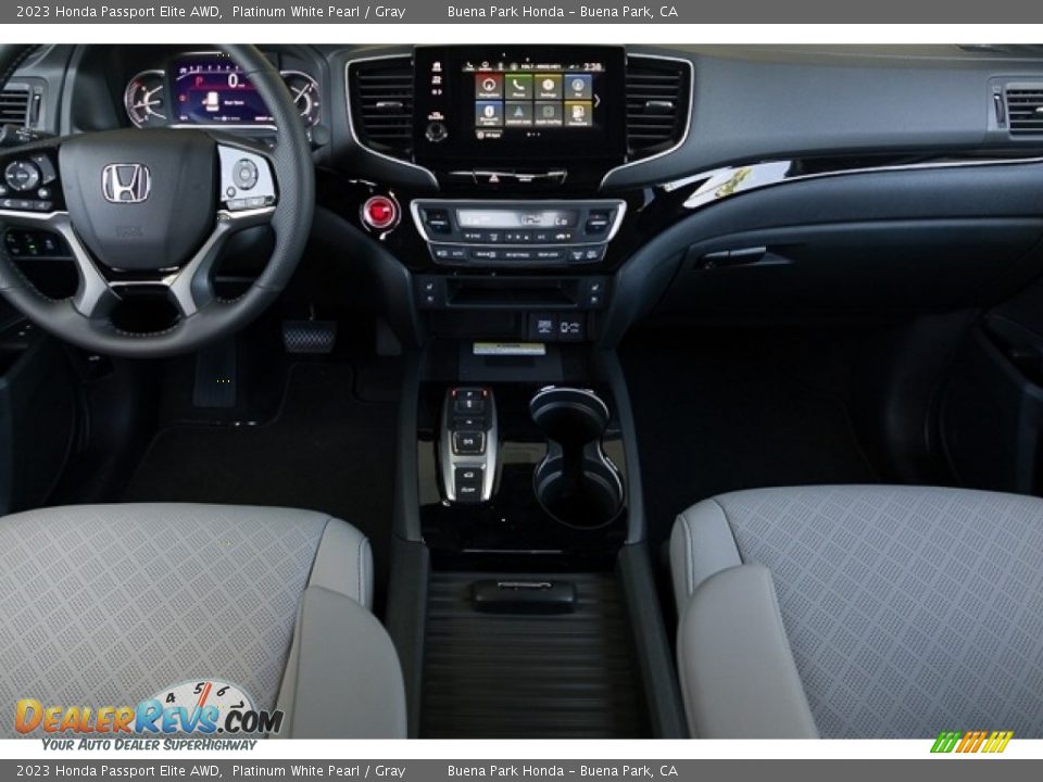 Dashboard of 2023 Honda Passport Elite AWD Photo #17