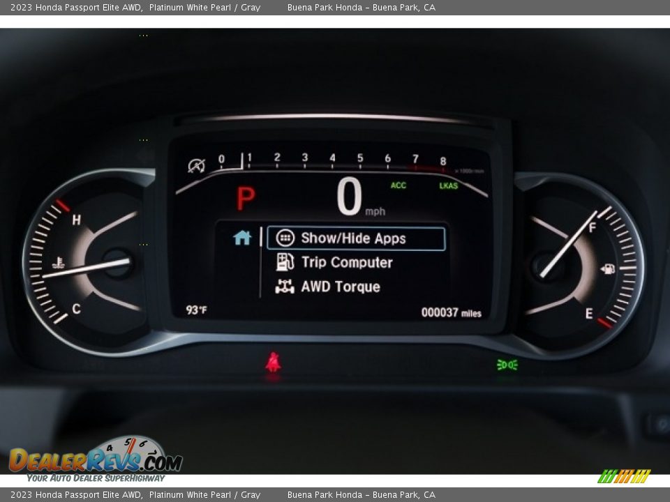 2023 Honda Passport Elite AWD Gauges Photo #18