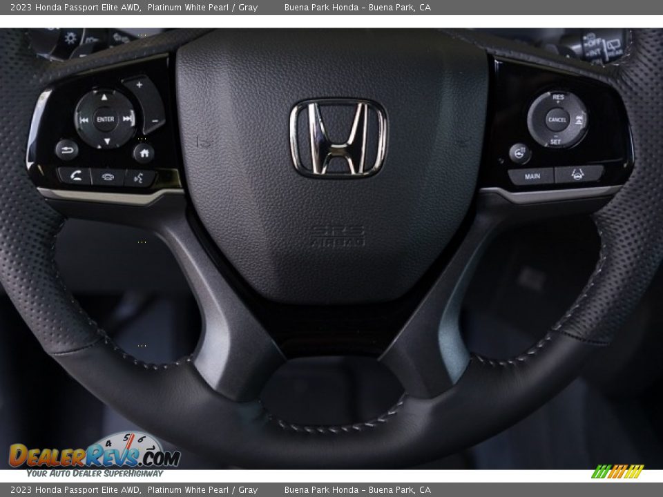 2023 Honda Passport Elite AWD Steering Wheel Photo #19