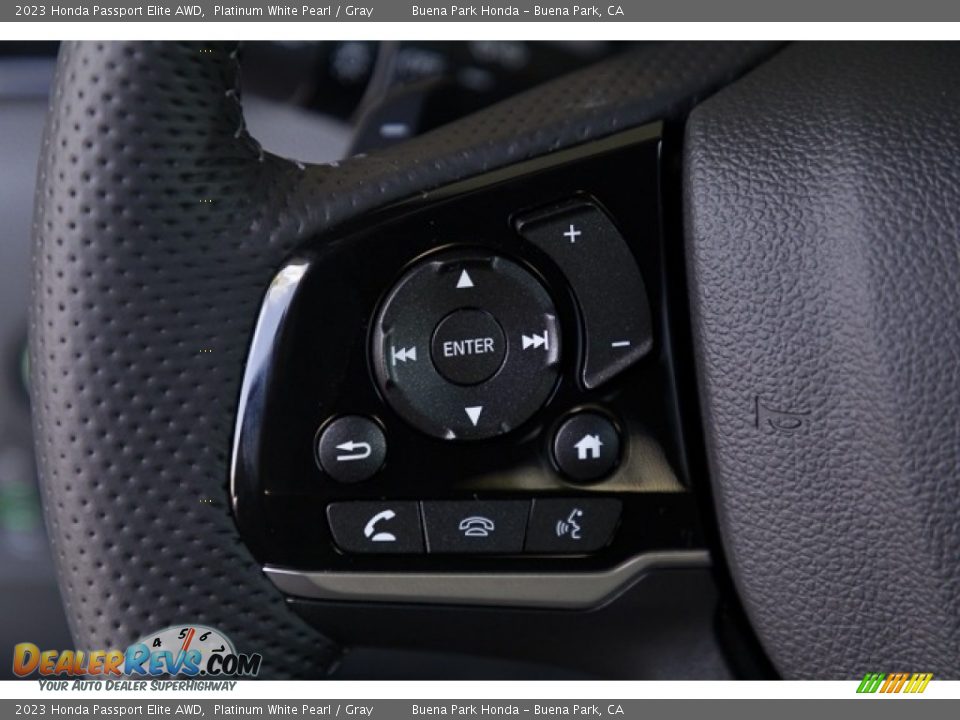 2023 Honda Passport Elite AWD Steering Wheel Photo #20