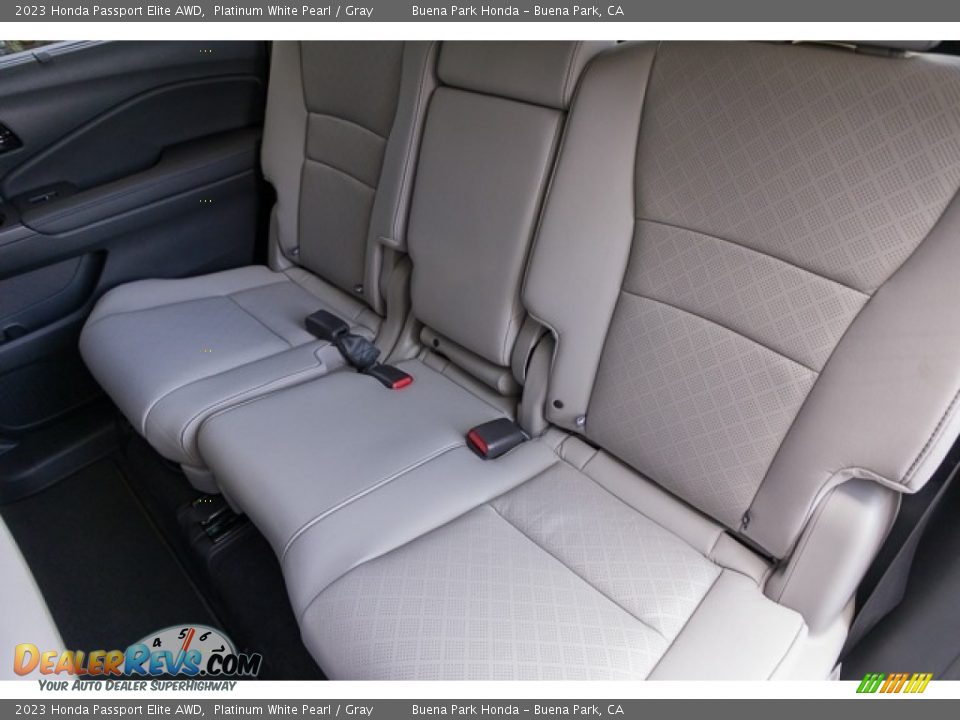 Rear Seat of 2023 Honda Passport Elite AWD Photo #27