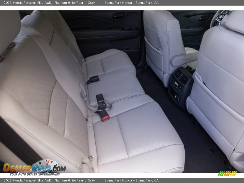 Rear Seat of 2023 Honda Passport Elite AWD Photo #28