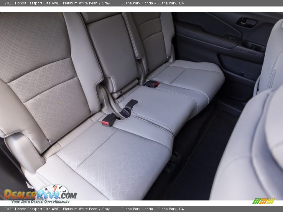 Rear Seat of 2023 Honda Passport Elite AWD Photo #29