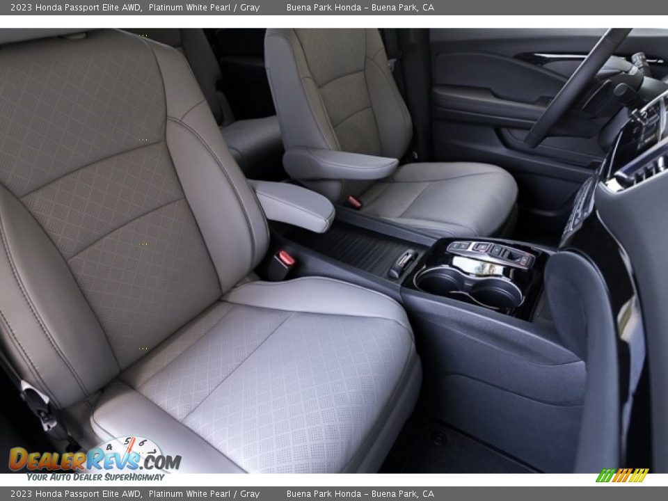 Front Seat of 2023 Honda Passport Elite AWD Photo #31