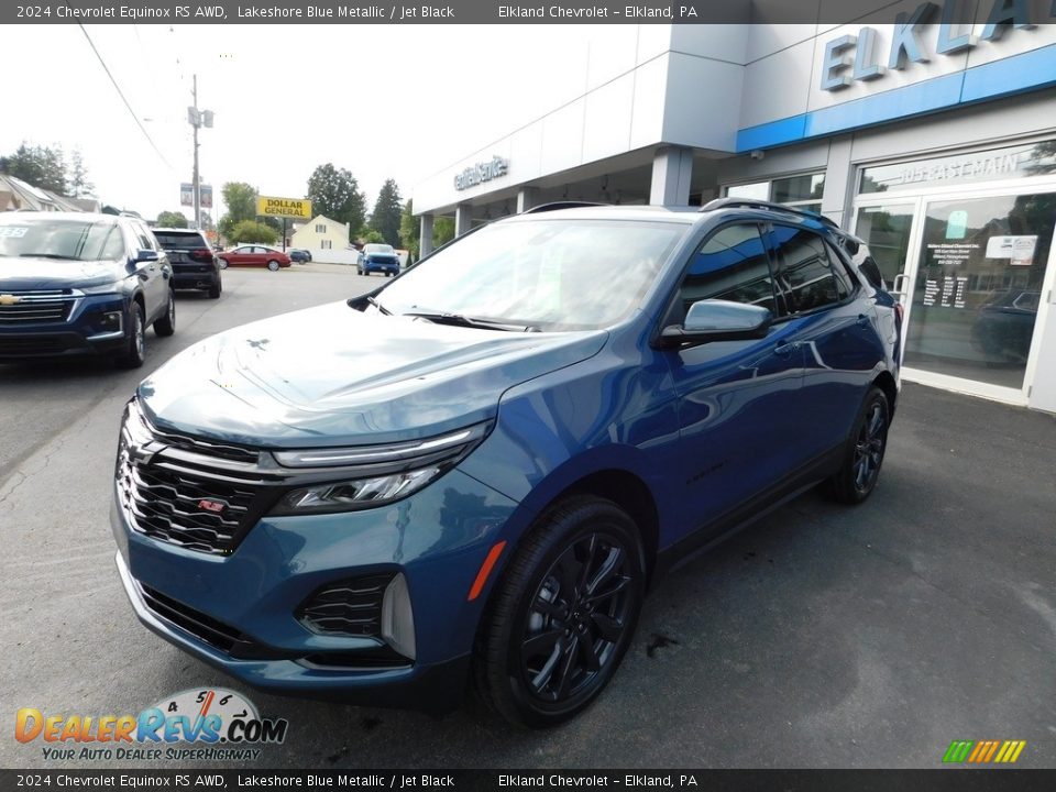 2024 Chevrolet Equinox RS AWD Lakeshore Blue Metallic / Jet Black Photo #2