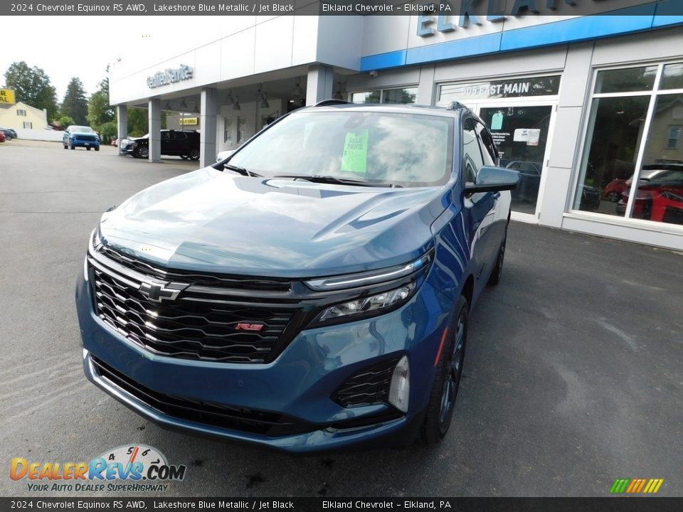 2024 Chevrolet Equinox RS AWD Lakeshore Blue Metallic / Jet Black Photo #3