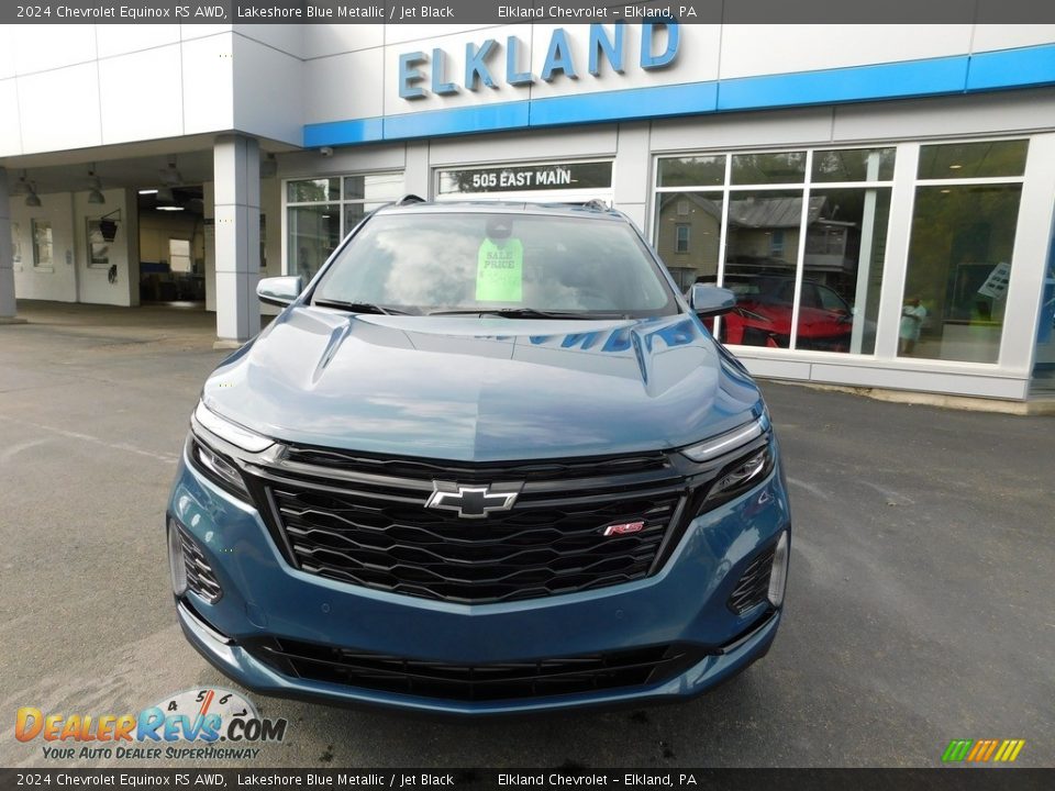 2024 Chevrolet Equinox RS AWD Lakeshore Blue Metallic / Jet Black Photo #4