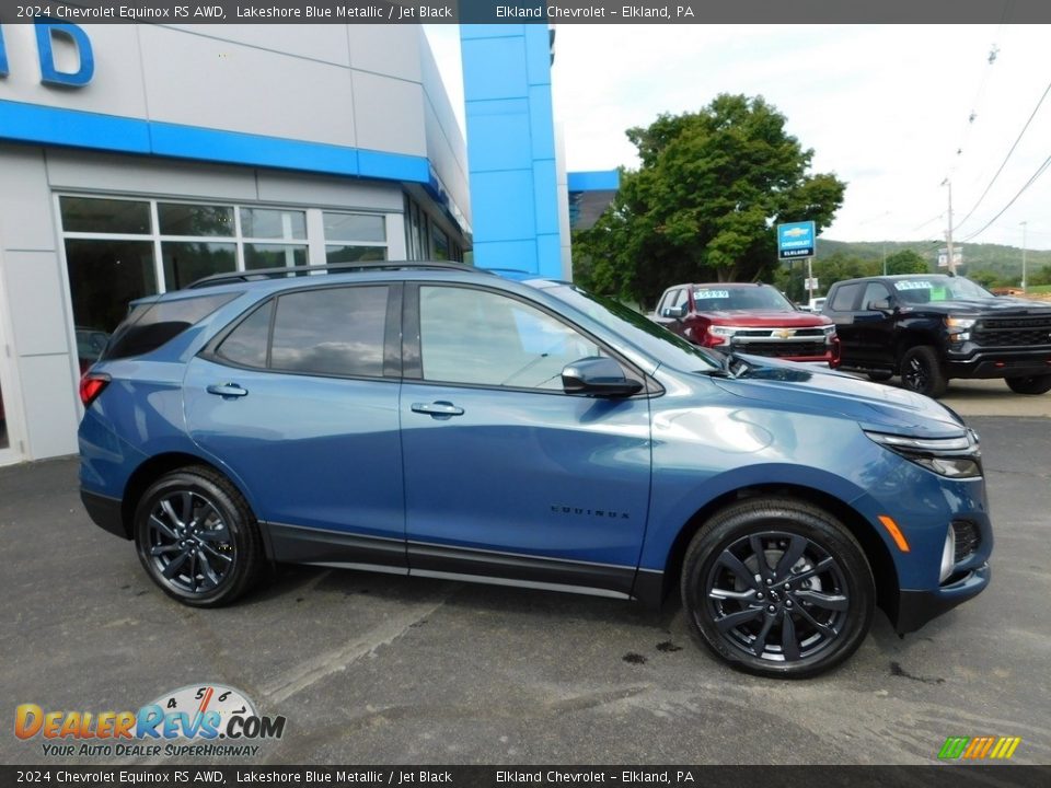 2024 Chevrolet Equinox RS AWD Lakeshore Blue Metallic / Jet Black Photo #7