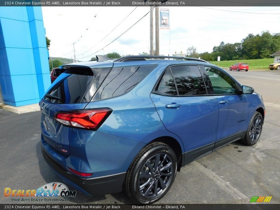 2024 Chevrolet Equinox RS AWD Lakeshore Blue Metallic / Jet Black Photo #9