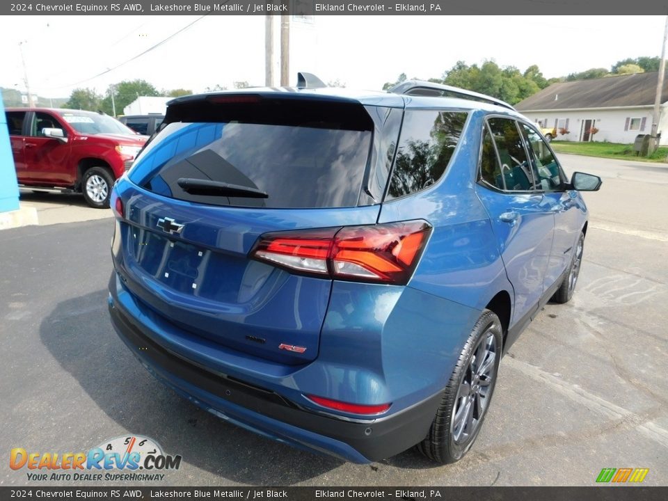 2024 Chevrolet Equinox RS AWD Lakeshore Blue Metallic / Jet Black Photo #10
