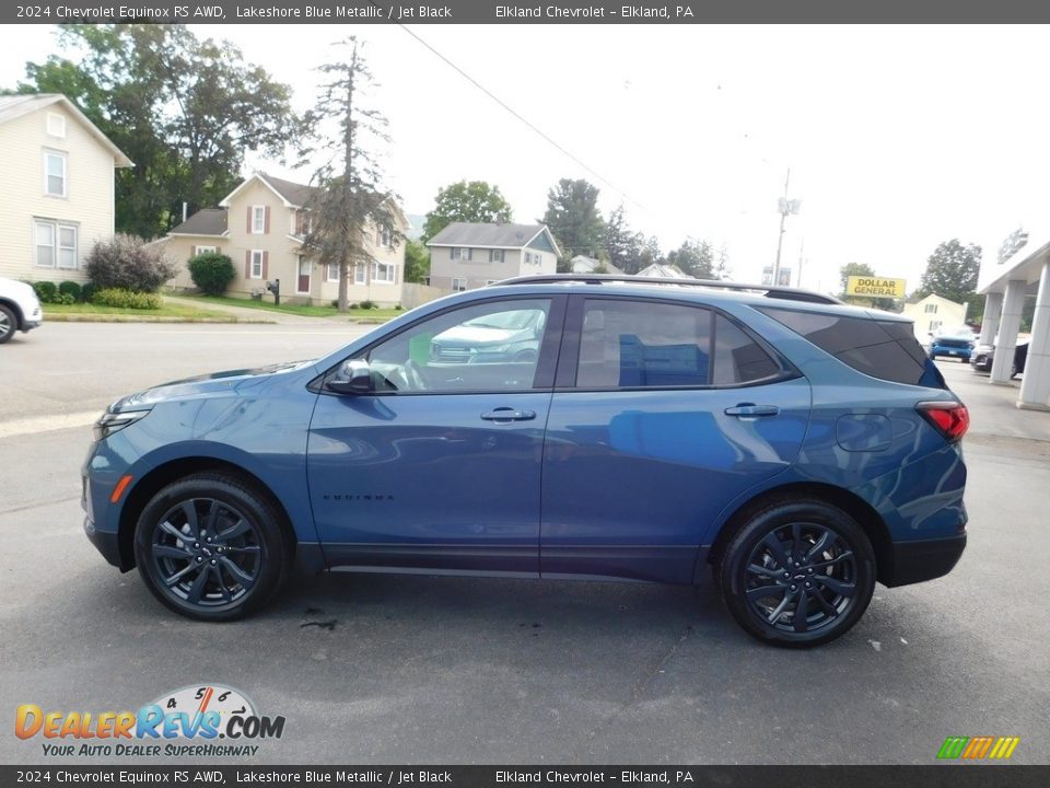 2024 Chevrolet Equinox RS AWD Lakeshore Blue Metallic / Jet Black Photo #13