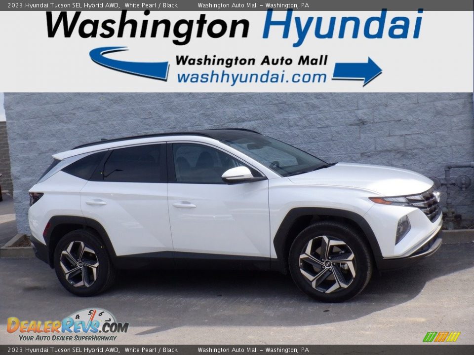 2023 Hyundai Tucson SEL Hybrid AWD White Pearl / Black Photo #2