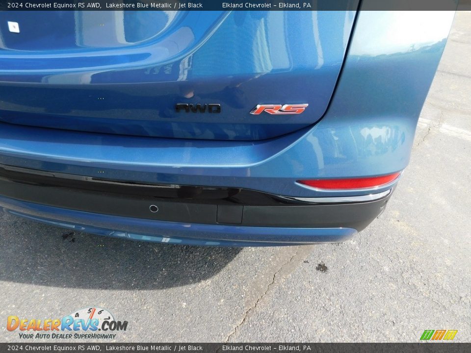 2024 Chevrolet Equinox RS AWD Lakeshore Blue Metallic / Jet Black Photo #16