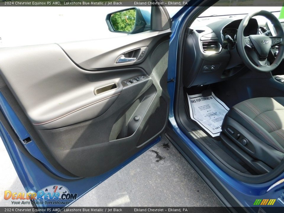 2024 Chevrolet Equinox RS AWD Lakeshore Blue Metallic / Jet Black Photo #17