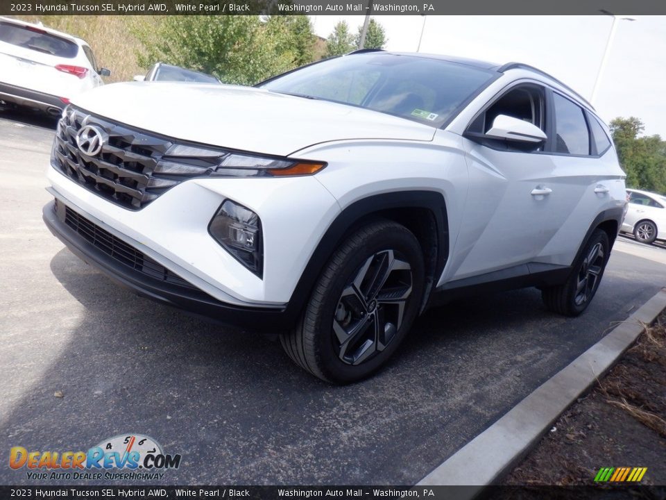 Front 3/4 View of 2023 Hyundai Tucson SEL Hybrid AWD Photo #6