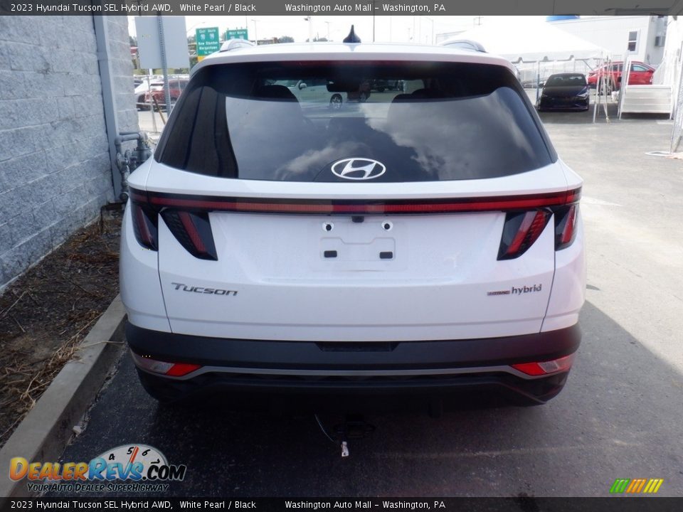 2023 Hyundai Tucson SEL Hybrid AWD White Pearl / Black Photo #8