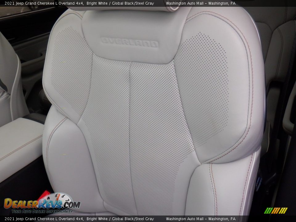 Front Seat of 2021 Jeep Grand Cherokee L Overland 4x4 Photo #24