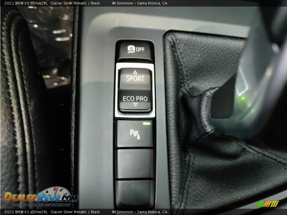 2021 BMW X1 sDrive28i Glacier Silver Metallic / Black Photo #27