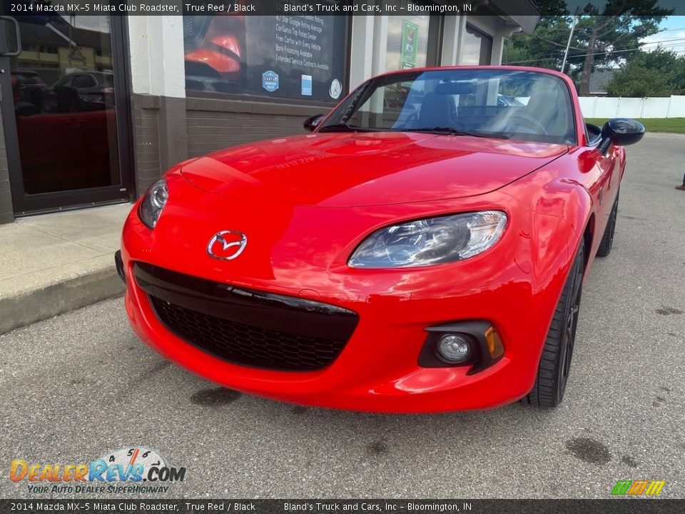 2014 Mazda MX-5 Miata Club Roadster True Red / Black Photo #5