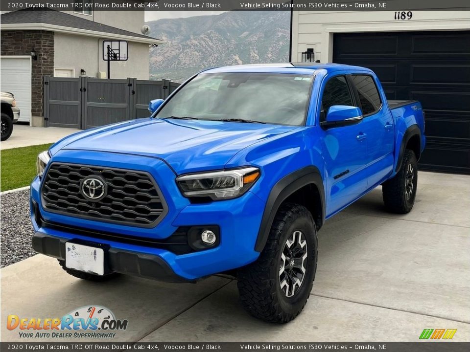 2020 Toyota Tacoma TRD Off Road Double Cab 4x4 Voodoo Blue / Black Photo #14