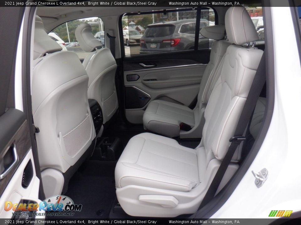 Rear Seat of 2021 Jeep Grand Cherokee L Overland 4x4 Photo #34