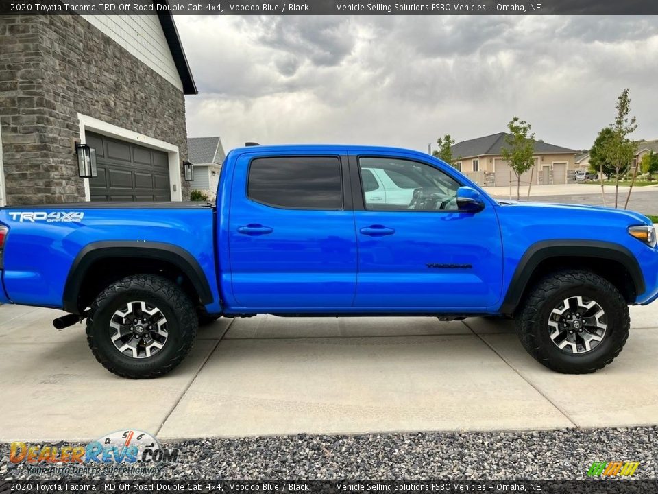 2020 Toyota Tacoma TRD Off Road Double Cab 4x4 Voodoo Blue / Black Photo #17