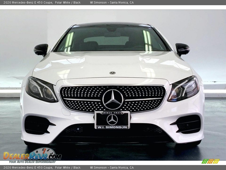 2020 Mercedes-Benz E 450 Coupe Polar White / Black Photo #2