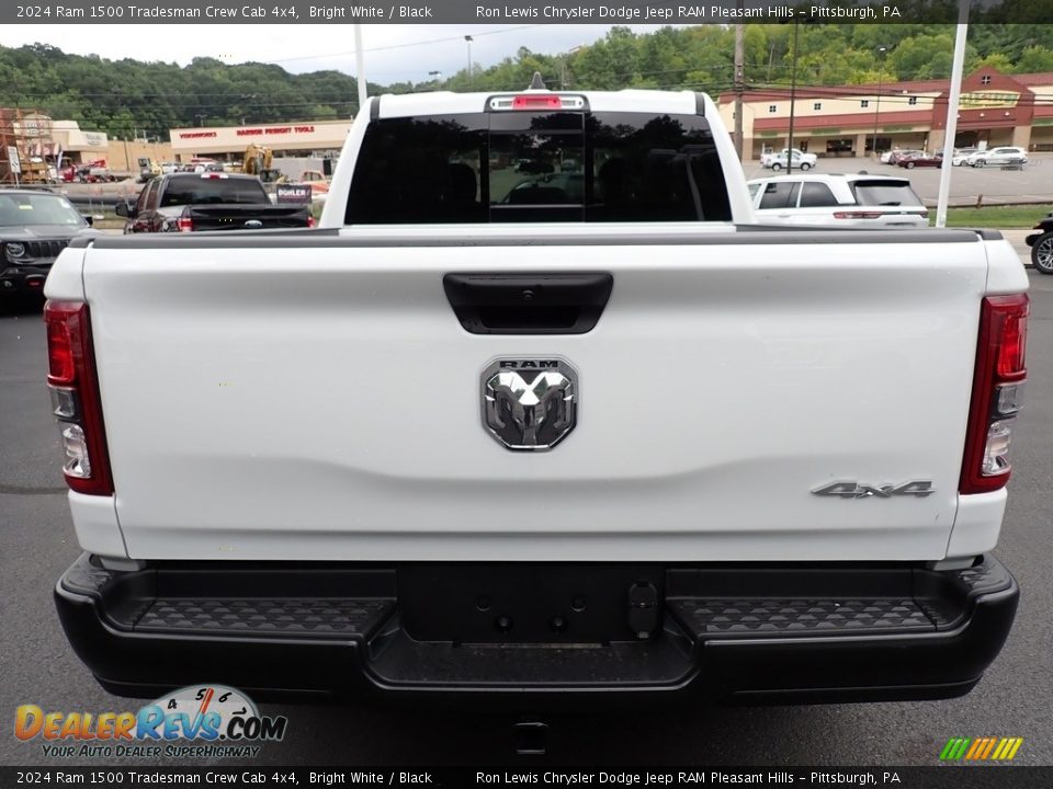 2024 Ram 1500 Tradesman Crew Cab 4x4 Bright White / Black Photo #4