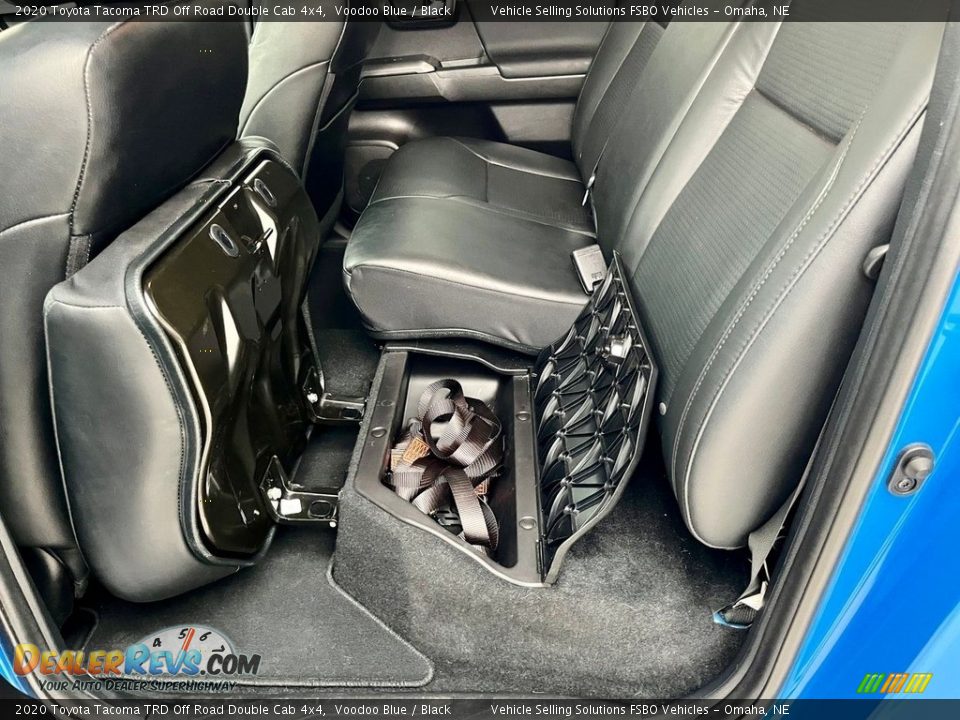 Rear Seat of 2020 Toyota Tacoma TRD Off Road Double Cab 4x4 Photo #27