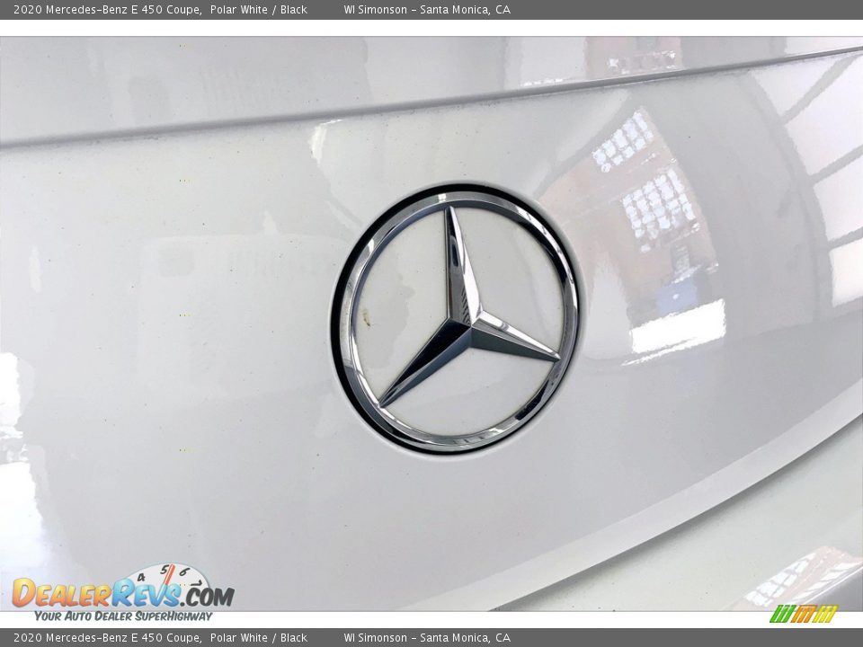 2020 Mercedes-Benz E 450 Coupe Polar White / Black Photo #7