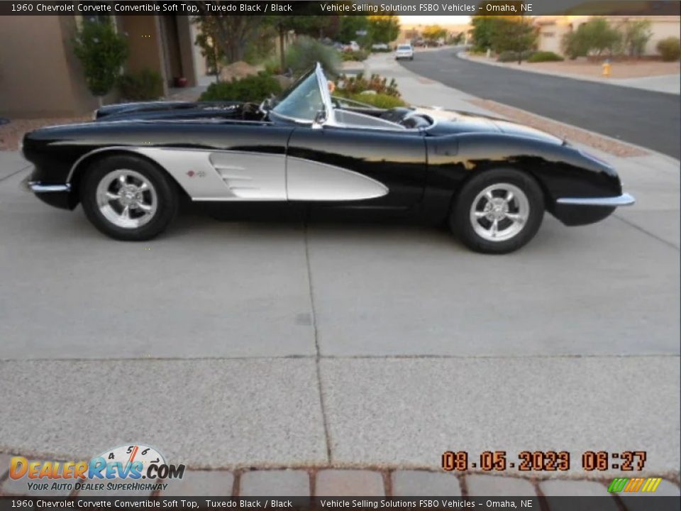 1960 Chevrolet Corvette Convertible Soft Top Tuxedo Black / Black Photo #1