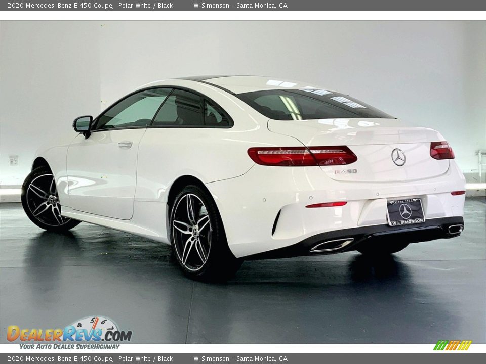 2020 Mercedes-Benz E 450 Coupe Polar White / Black Photo #10