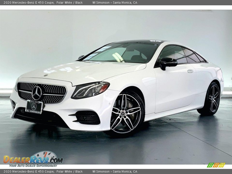 Front 3/4 View of 2020 Mercedes-Benz E 450 Coupe Photo #12