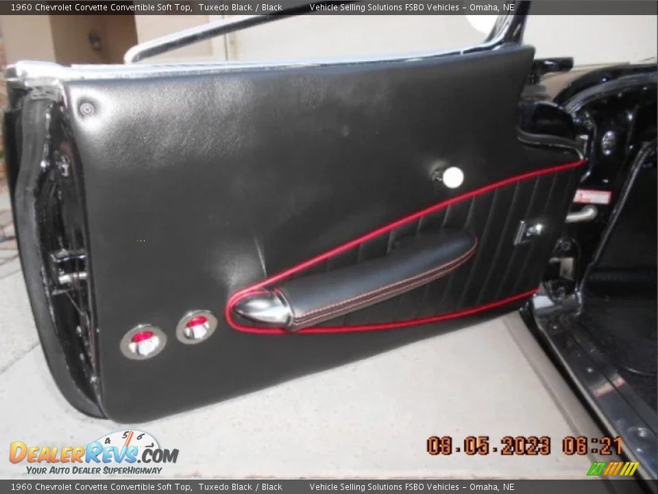 Door Panel of 1960 Chevrolet Corvette Convertible Soft Top Photo #5