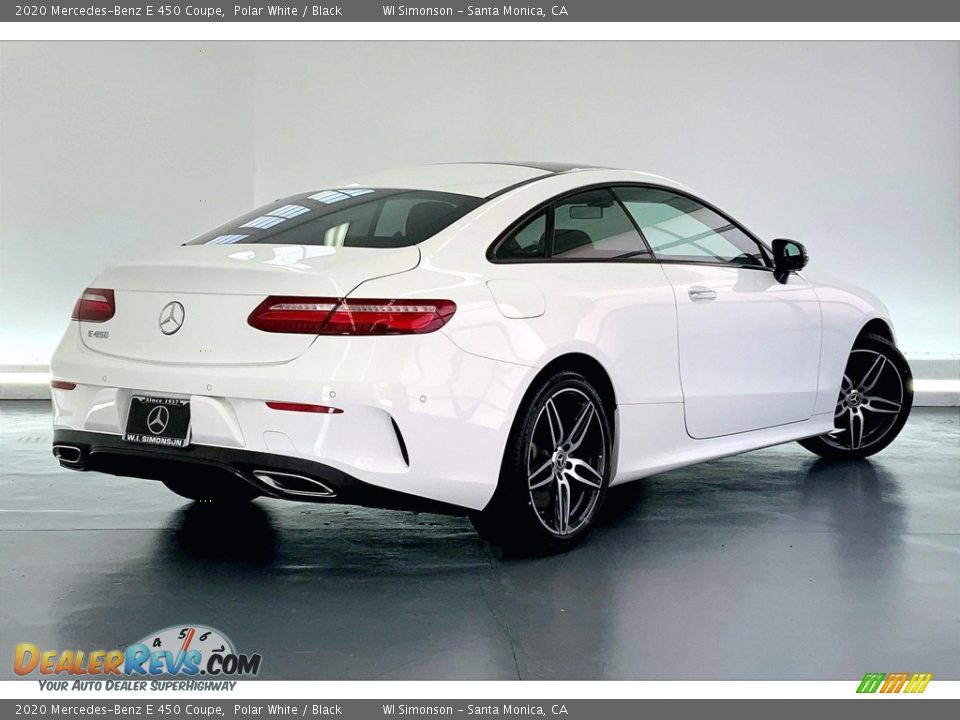 2020 Mercedes-Benz E 450 Coupe Polar White / Black Photo #13