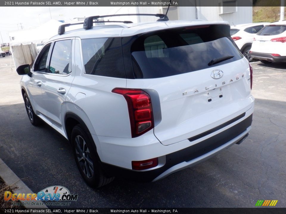 2021 Hyundai Palisade SEL AWD Hyper White / Black Photo #5