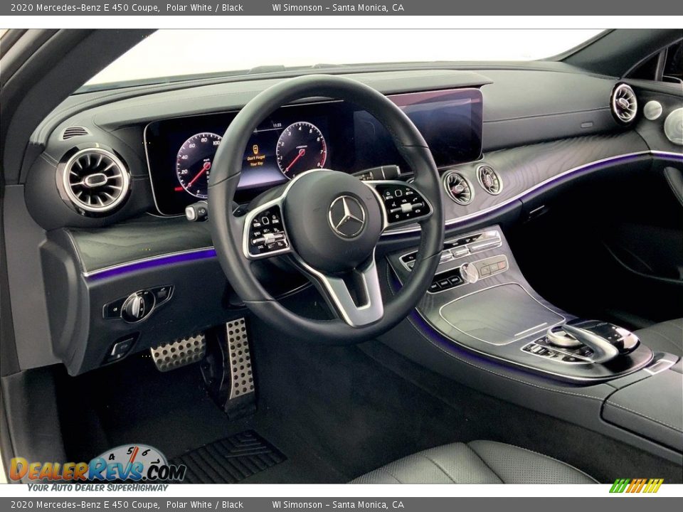 2020 Mercedes-Benz E 450 Coupe Polar White / Black Photo #14