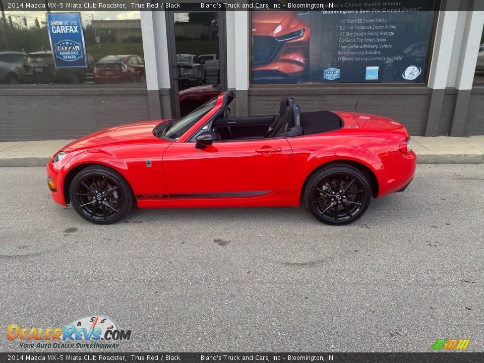 2014 Mazda MX-5 Miata Club Roadster True Red / Black Photo #27