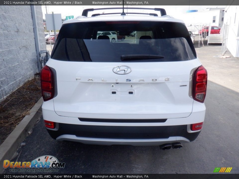 2021 Hyundai Palisade SEL AWD Hyper White / Black Photo #6