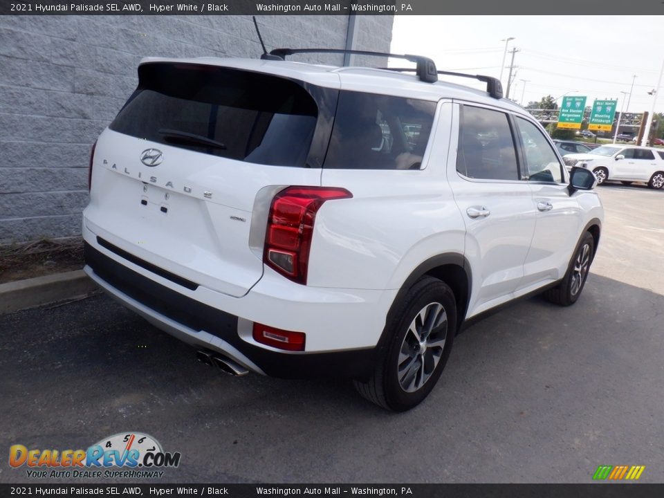 2021 Hyundai Palisade SEL AWD Hyper White / Black Photo #7