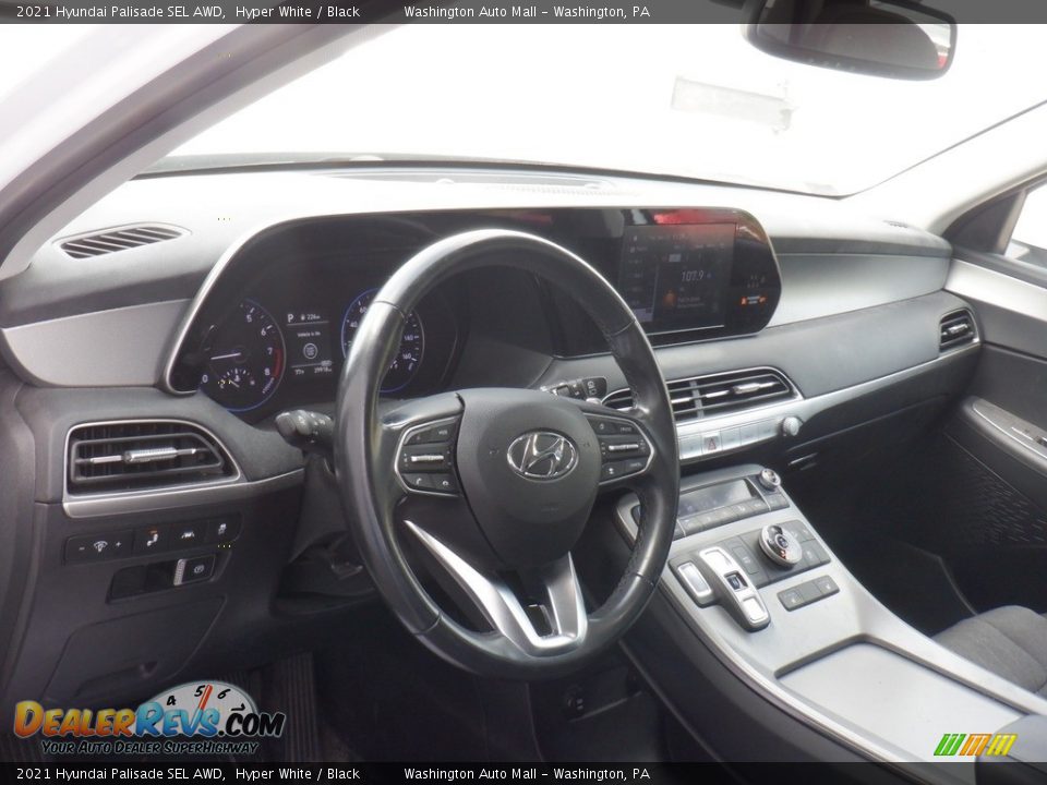 2021 Hyundai Palisade SEL AWD Hyper White / Black Photo #12