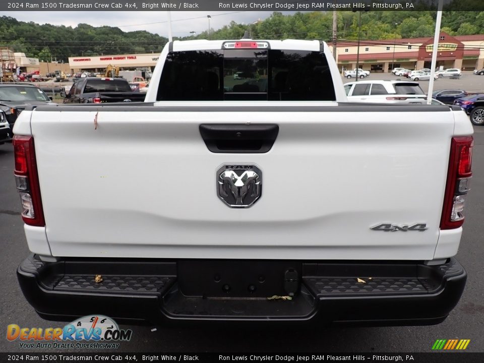 2024 Ram 1500 Tradesman Crew Cab 4x4 Bright White / Black Photo #4