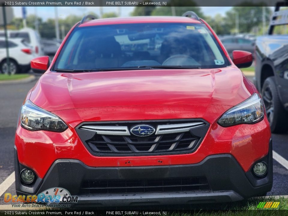 2021 Subaru Crosstrek Premium Pure Red / Black Photo #2